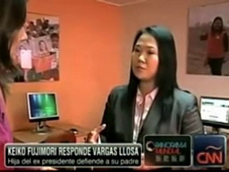 Keiko Fujimori: Vargas Llosa no ha superado la derrota elect