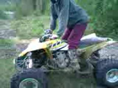 baignade quad 450 yfz