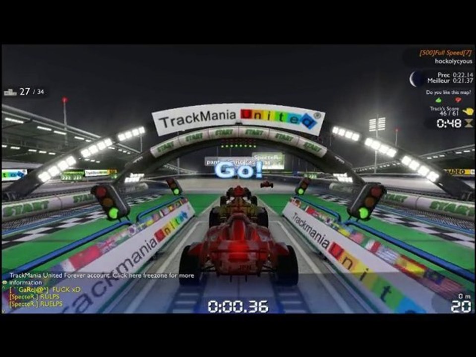 Délire sur Trackmania avec un copain :D