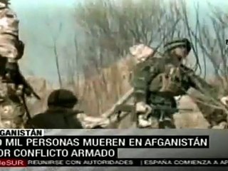 Afganistán: 10 mil personas murieron durante 2010