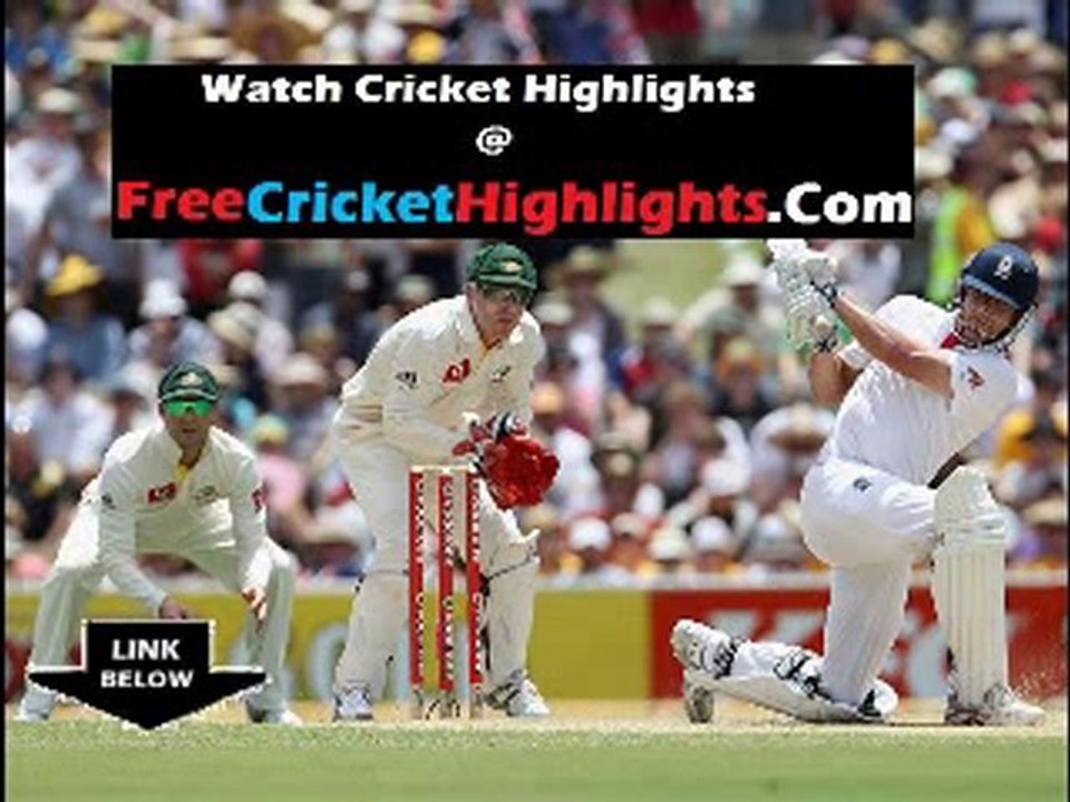Australia vs England Highlights 5th Test Day 1 Ashes 2011