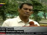 Lluvias y problemas en carreteras en Vargas, Venezuela