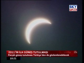 2011'in İlk Güneş Tutulması