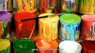 how to paint a abstract painting lesson 2