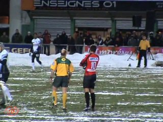 vidéo supporters et match OYONNAX - MONT DE MARSAN 18.12.10.