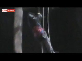 Rusya’da 20 metre yükseklikte vinçte mahsur kalan Türk işçi