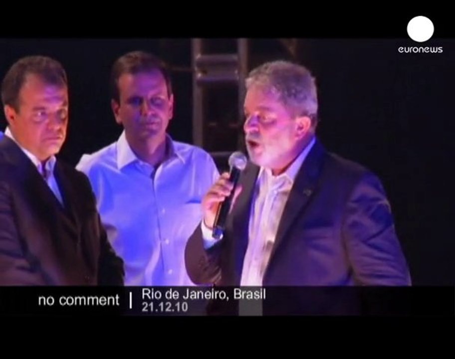 Rio de Janeiro says goodbye to Lula - no comment