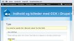 Drupal 6, tutorial 4 - Opret indhold og billeder med CCK