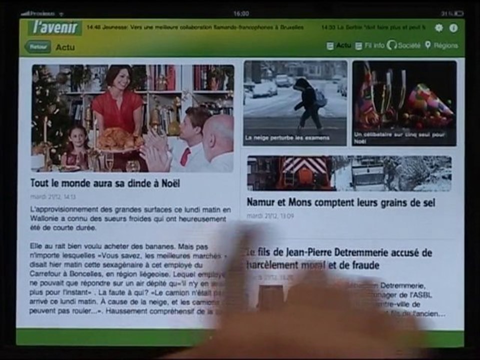 iPad lavenir.net