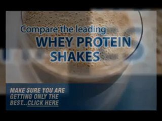 whey protein shakes