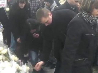 Marche silencieuse à Recquignies