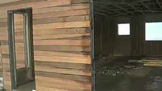 vidéo de la construction maison en bois bardage Red cedar