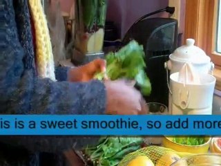 RAW Cranberry-Citrus Green Smoothie