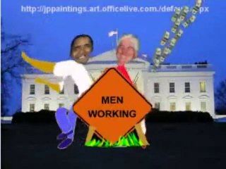 Obama and AIG having fun, see it until the end for the puch