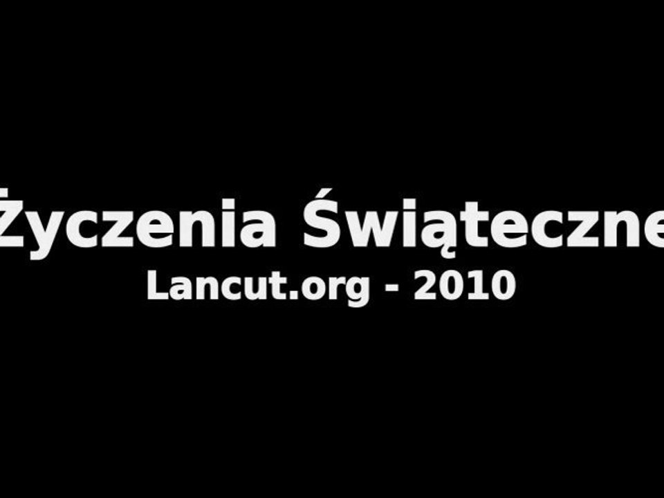 Zyczenia swiateczne Lancut.org 2010