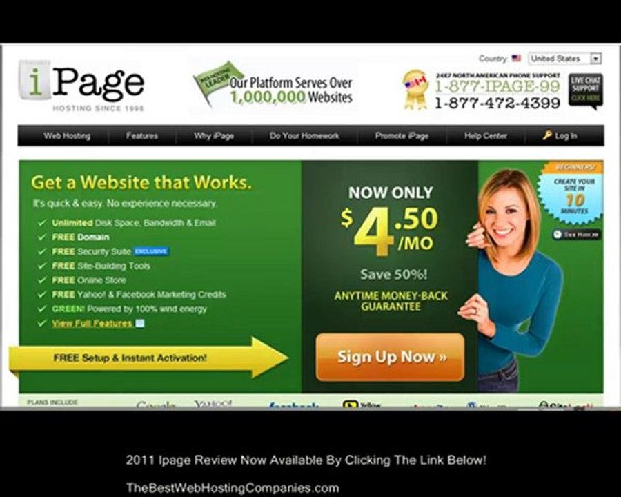 2011 Ipage Web Hosting Review