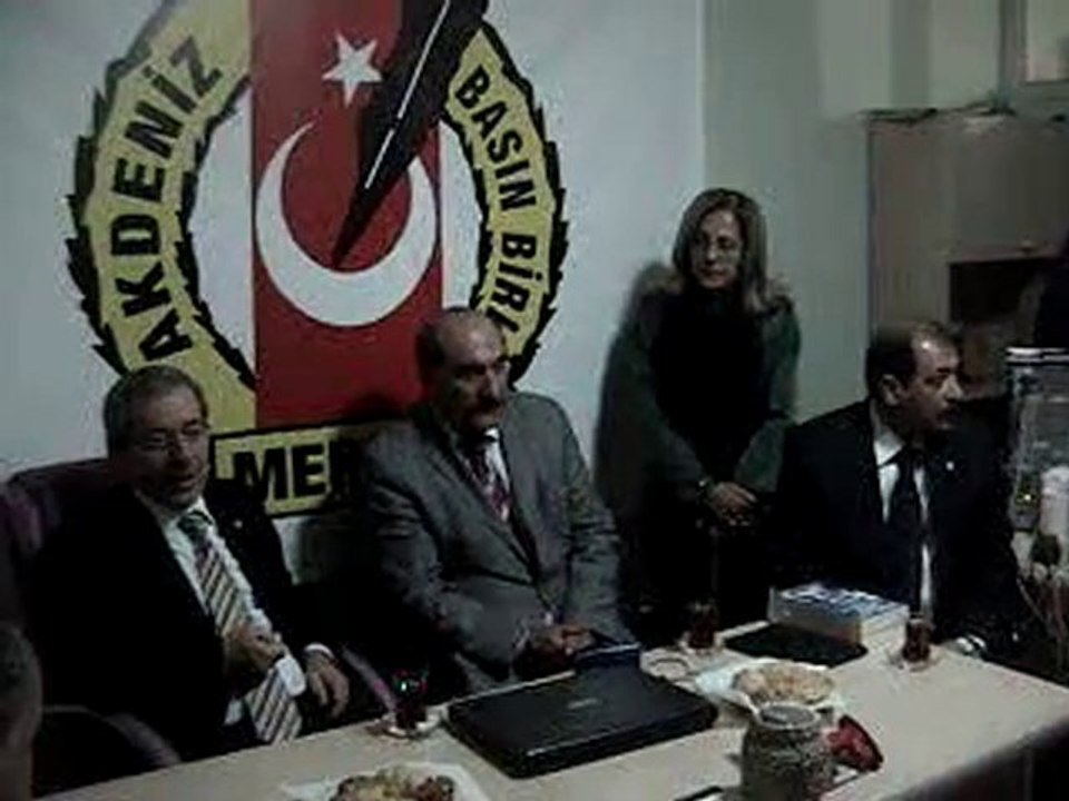 ABDULLATİF ŞENER MERSİN T.P İL BAŞKANI HAMİT KARIŞ
