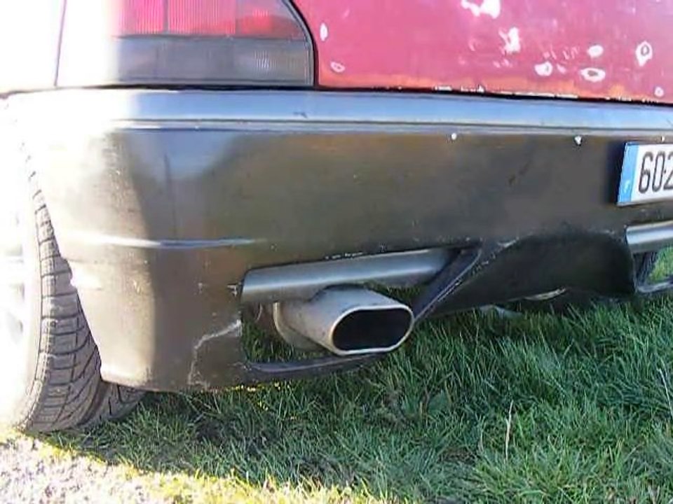 Echappement inox clio 1