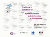 F.Bourguignon - Conférence Rythmes scolaires Académie Dijon