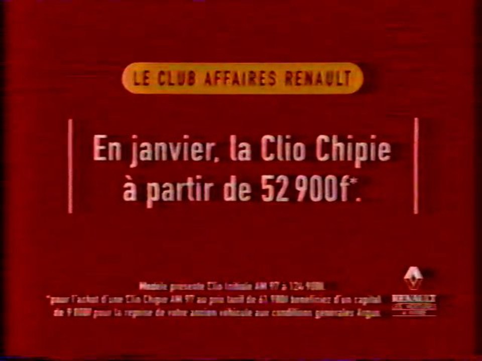 Publicité Clio Chipie Renault 1997
