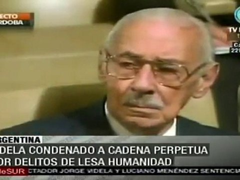 Ex dictador argentino Jorge Videla fue condenado a cadena perpetua