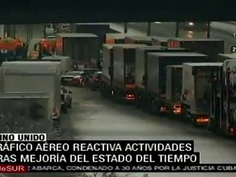 Reanuda actividades tráfico aéreo en Reino Unido