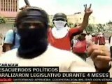 Congreso de Nicaragua paralizado 4 meses por desacuerdos políticos