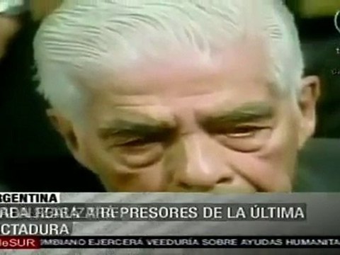 Argentina sentencia a 7 represores de a última dictadura