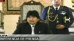 Evo Morales confirma que Bolivia reconocerá a Palestina como Estado independiente y soberano