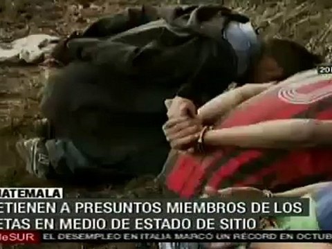 Detienen a 10 presuntos Zetas en Guatemala