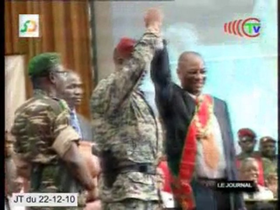 Alpha Condé investi Président de la Guinée Conakry