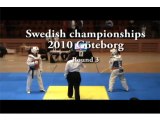 Zahia Kaidi Taekwondo semi final 2010 Swedish championships
