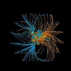 Dünyanın manyetik alanınn taklası 3d model