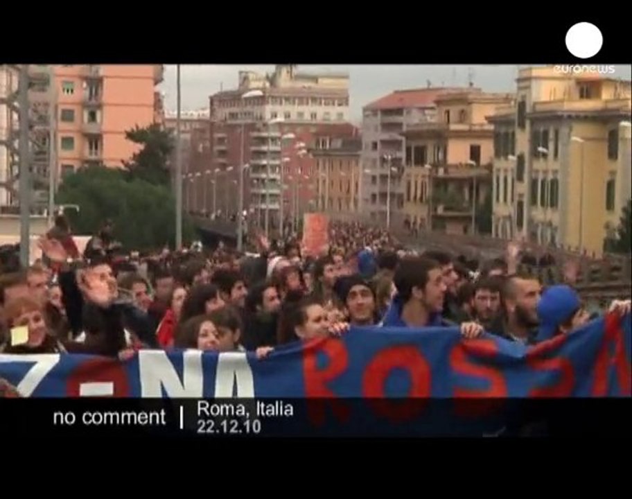 Manifestations étudiantes massives en Italie - no comment