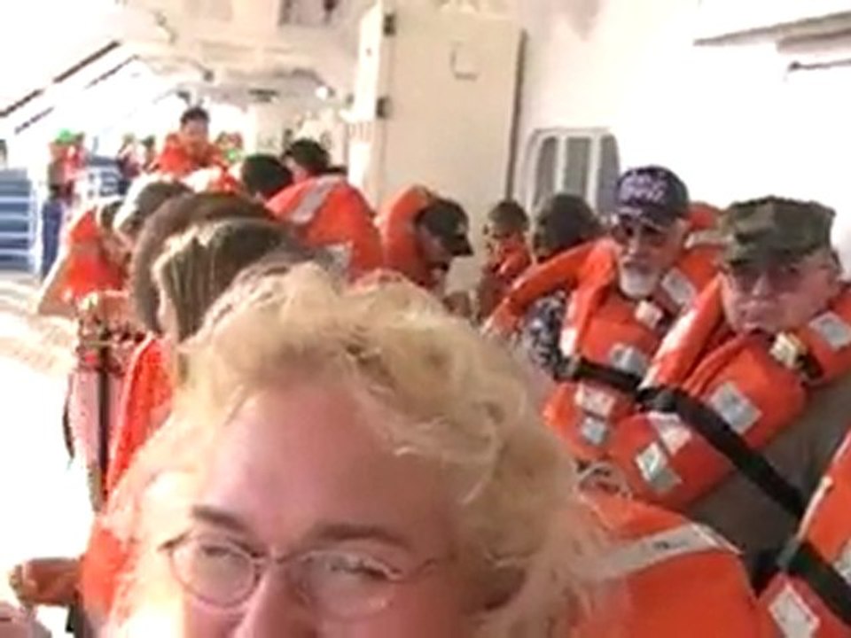 Carnival Spirit muster drill