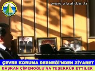 ÇEVRECİLERDEN TEŞEKKÜR ZİYARETİ