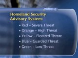 Air Travel Security Restrictions And Rules : How does the Homeland Security Advisory System relate to air travel?