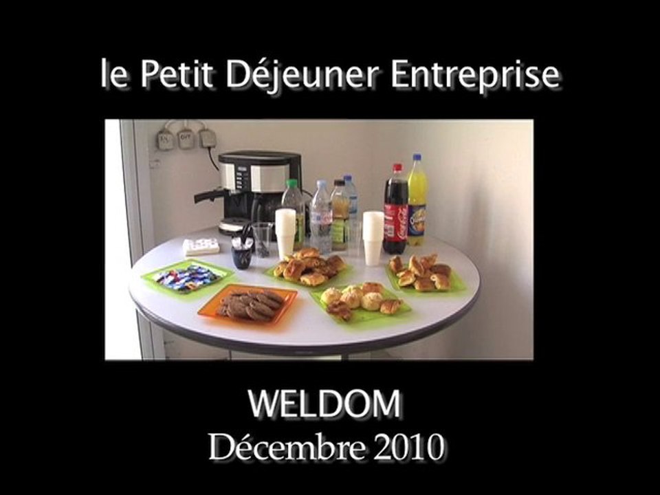 APEQ Petit Déjeuner Entreprise WELDOM déc. 2010