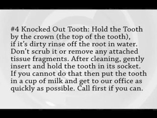 Arvada dentist teaches what to do with top 4 dental emergen