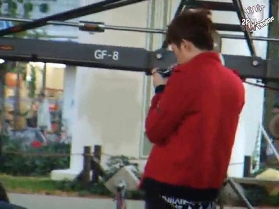 [Fancam by 2pmfanatic] Wooyoung Dream High Shooting Nagoya 2