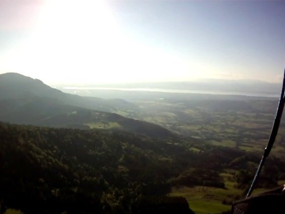 Vallee verte-lac léman-balcon du léman en paramoteur