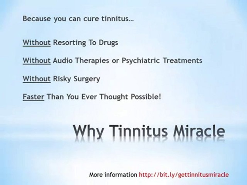What's Tinnitus Miracle