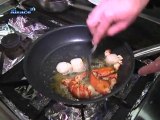 Recette : duo de homard et saint-jacques