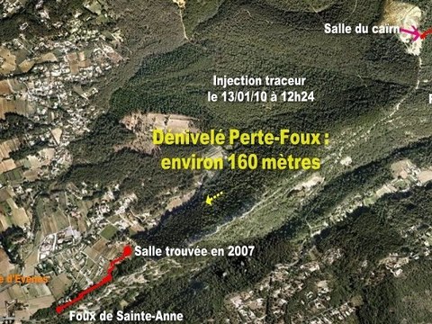 Spélé-H2O : Résultats Traçage Artificiel Evenos