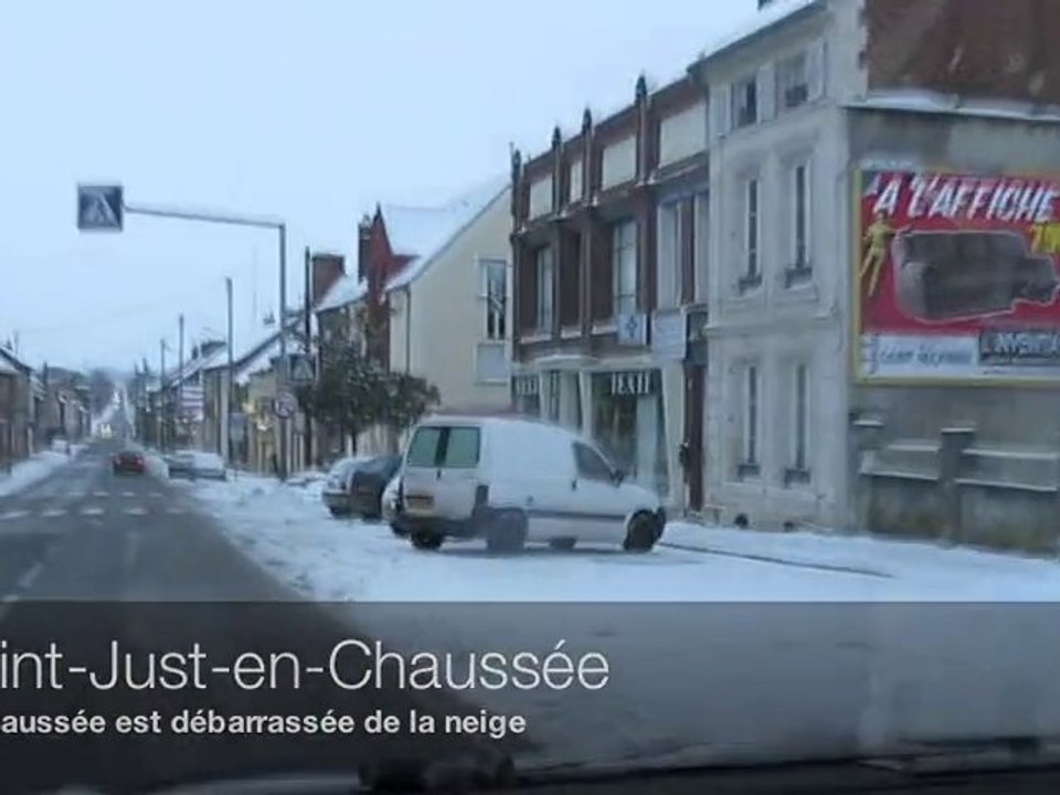 Oise: Des congères ce vendredi 24 décembre sur la RD 916