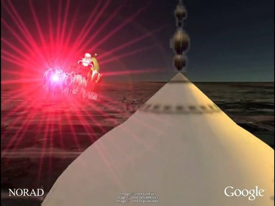 Track Santa 2010 -- NORAD Track Santa in 2009