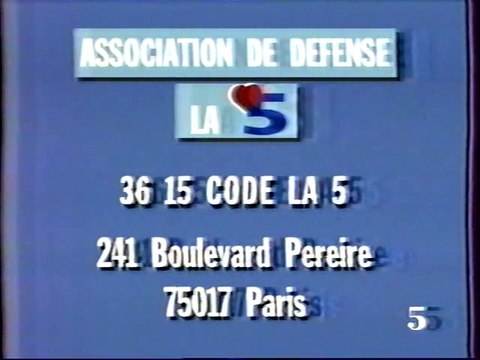 Extrait JT avec Jean-Claude Bourret mars 1992 LA CINQ