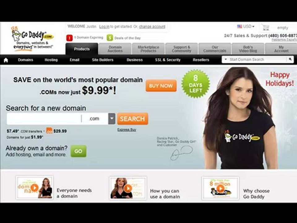 2011 Godaddy Web Hosting review