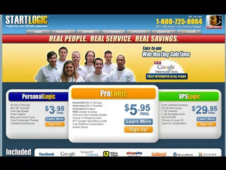 2011 Startlogic Web Hosting Review