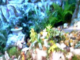 La crèche de l'église de Goos